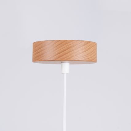 Lustr na lanku MARION 1xE27/15W/230V pr. 29,5 cm bílá