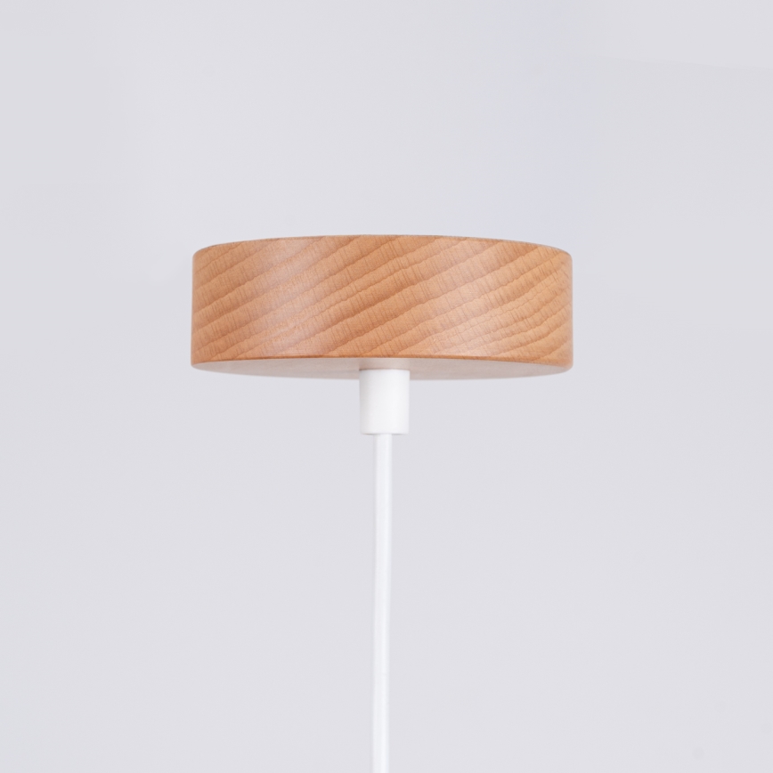 Lustr na lanku MARION 1xE27/15W/230V pr. 29,5 cm bílá