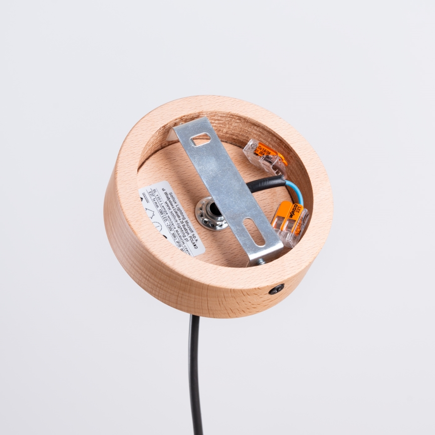 Lustr na lanku MARION 1xE27/15W/230V pr. 29,5 cm černá