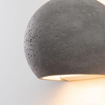 Nástěnné svítidlo GLOBE 2xG9/8W/230V beton/šedá