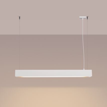LED Lustr na lanku SPARK 1xG13/8,5W/230V bílá