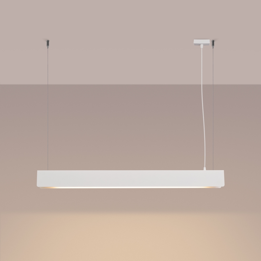 LED Lustr na lanku SPARK 1xG13/8,5W/230V bílá