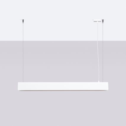 LED Lustr na lanku SPARK 1xG13/8,5W/230V bílá