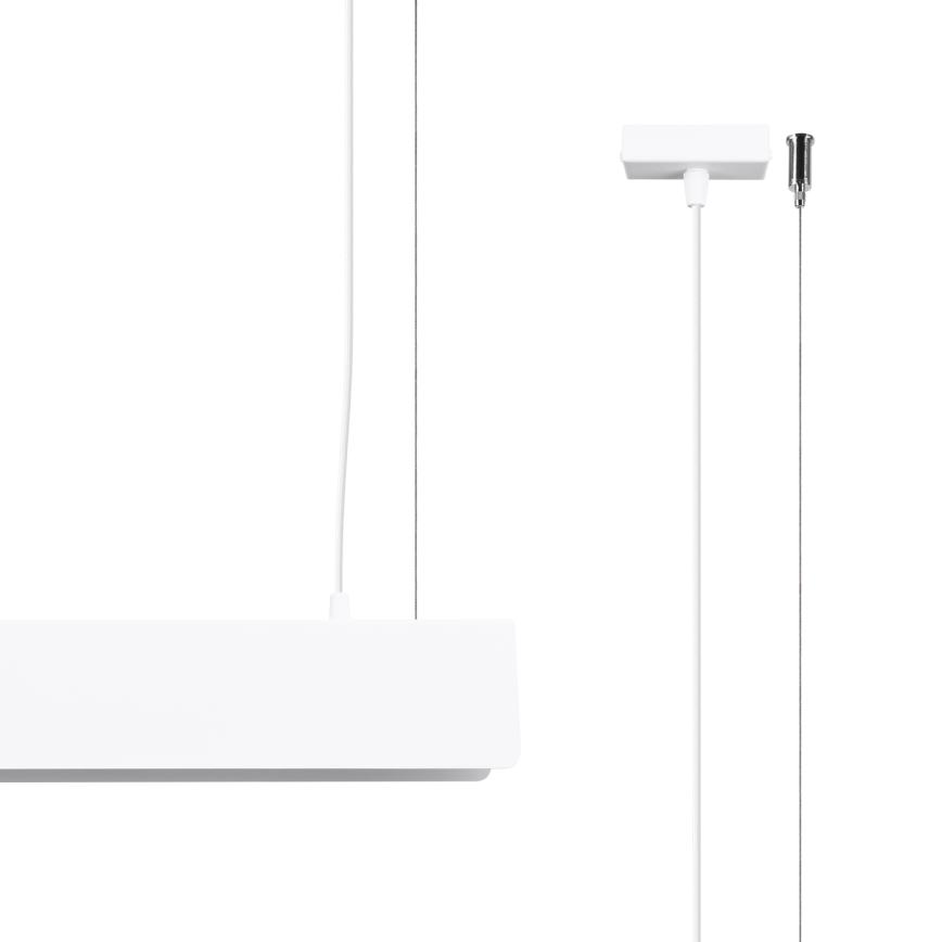 LED Lustr na lanku SPARK 1xG13/8,5W/230V bílá
