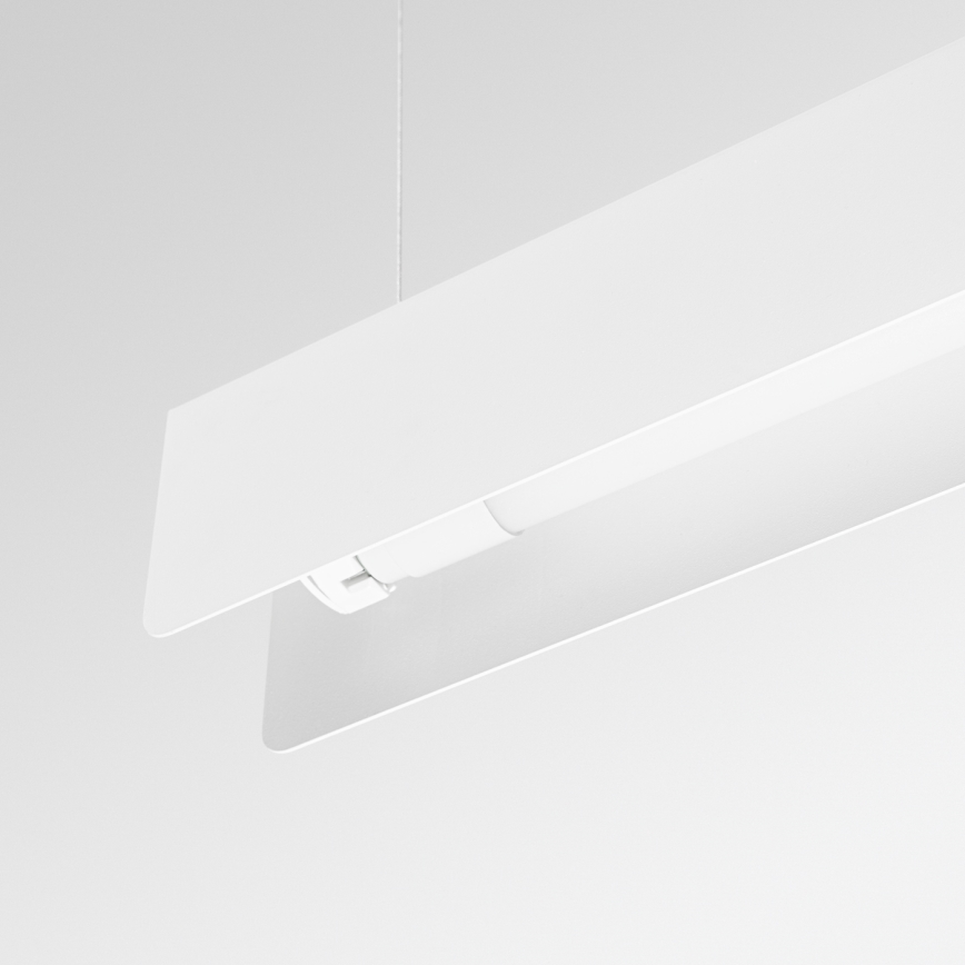 LED Lustr na lanku SPARK 1xG13/8,5W/230V bílá