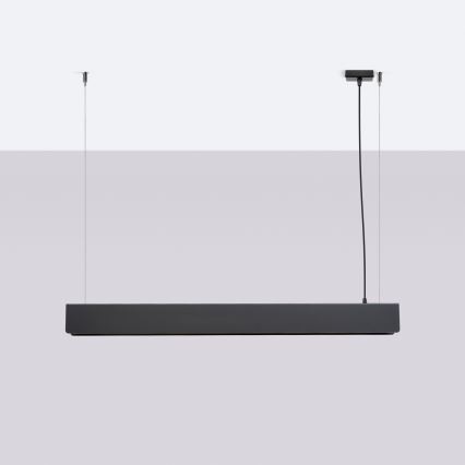 LED Lustr na lanku SPARK 1xG13/8,5W/230V černá