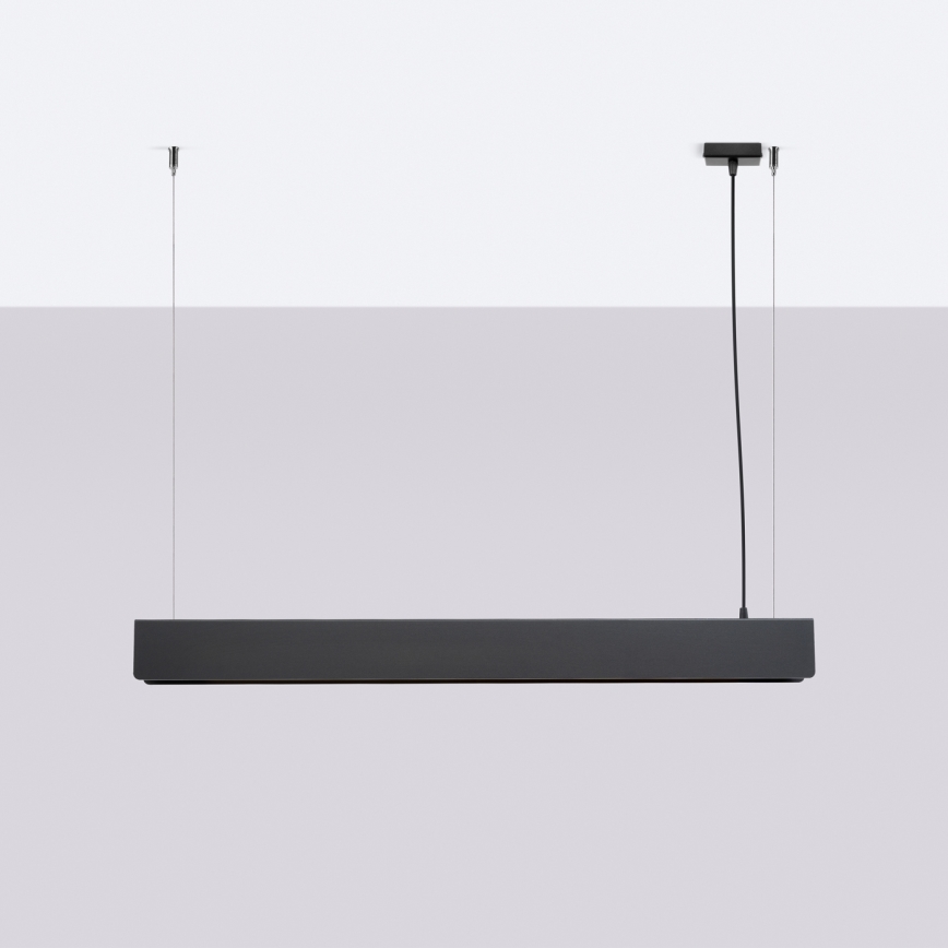 LED Lustr na lanku SPARK 1xG13/8,5W/230V černá