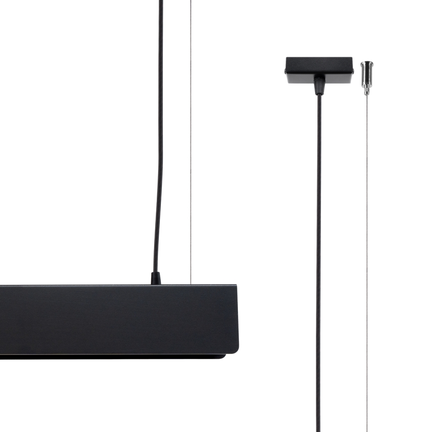 LED Lustr na lanku SPARK 1xG13/8,5W/230V černá