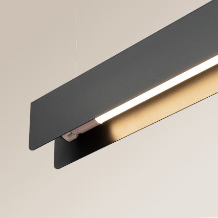 LED Lustr na lanku SPARK 1xG13/8,5W/230V černá