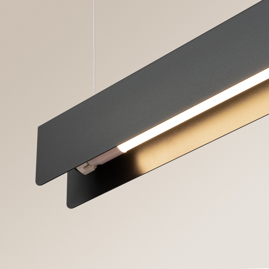 LED Lustr na lanku SPARK 1xG13/8,5W/230V černá