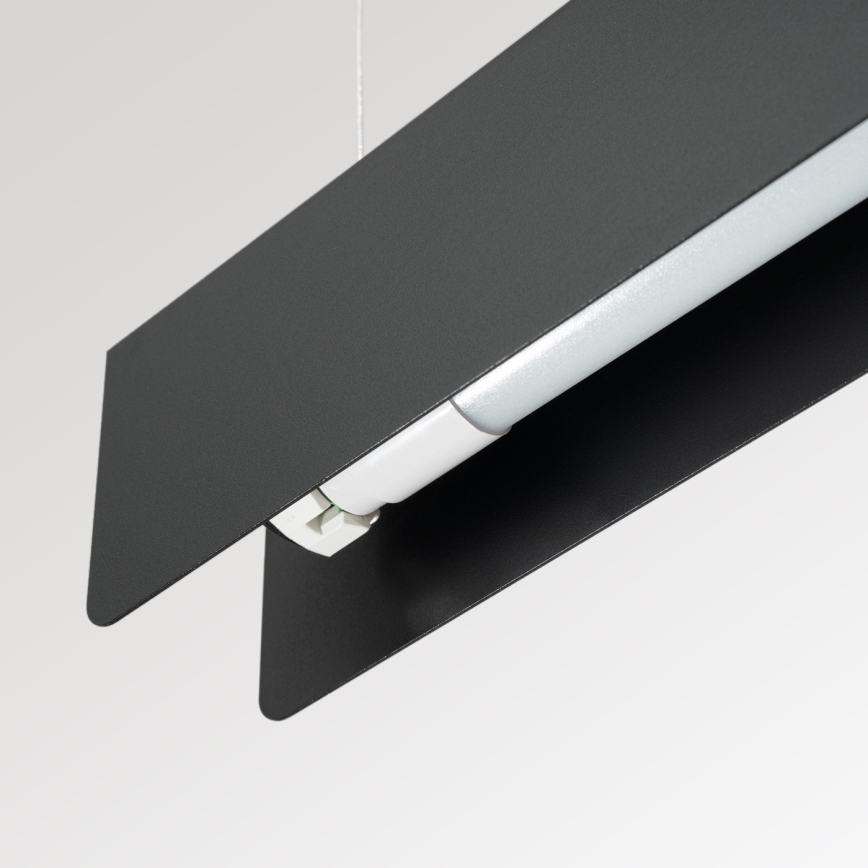 LED Lustr na lanku SPARK 1xG13/8,5W/230V černá