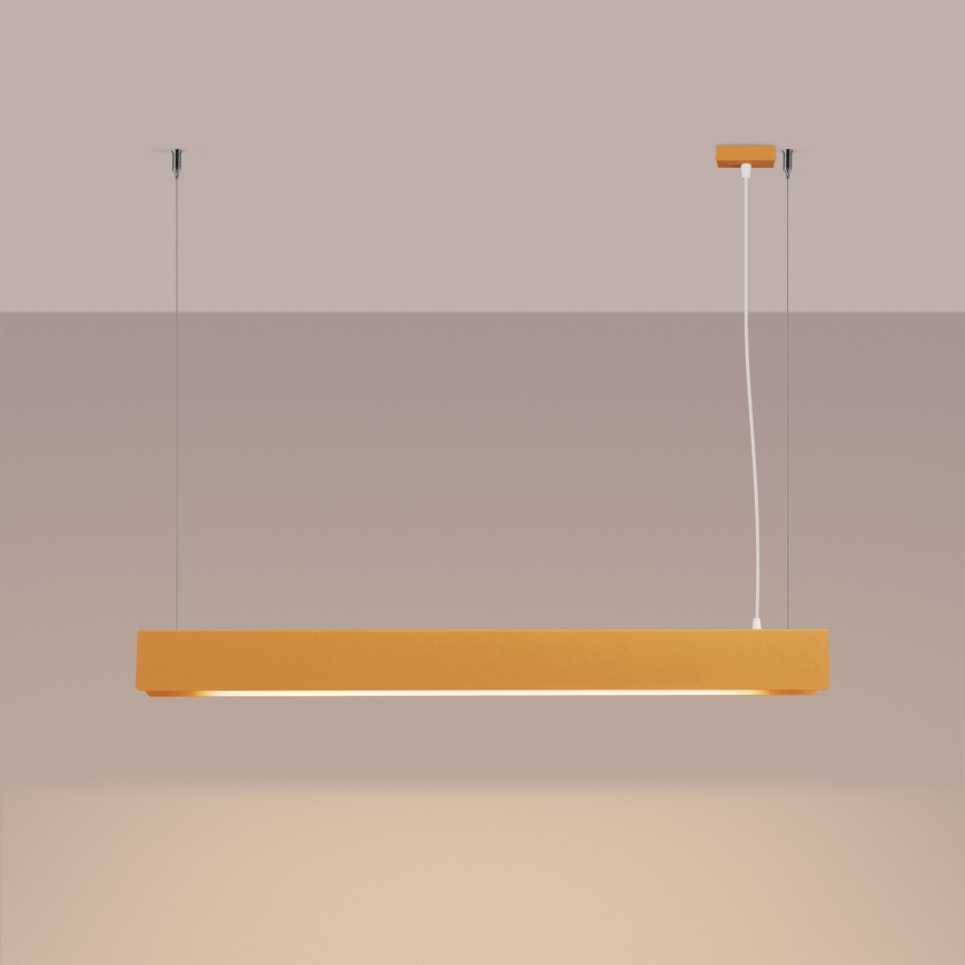 LED Lustr na lanku SPARK 1xG13/8,5W/230V zlatá