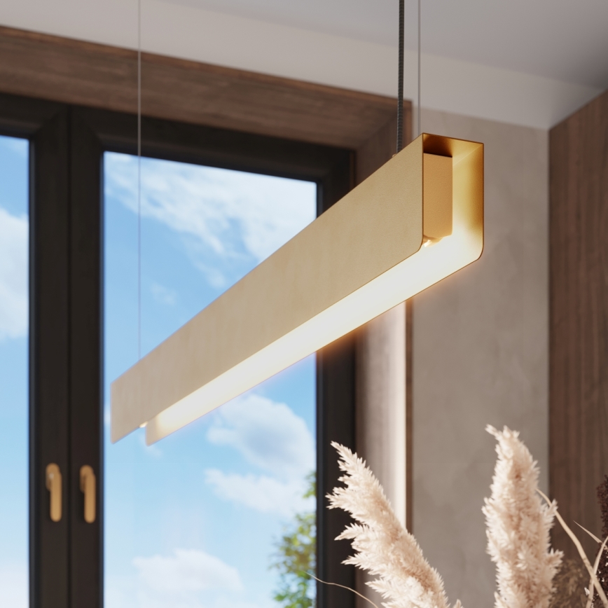 LED Lustr na lanku SPARK 1xG13/8,5W/230V zlatá