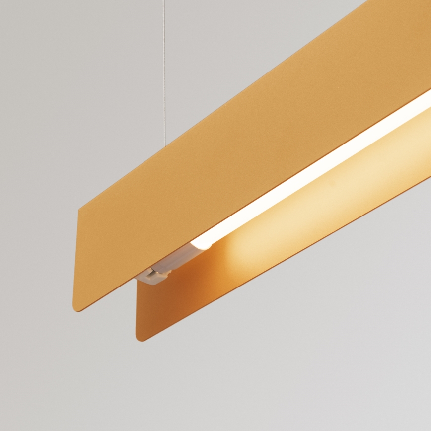 LED Lustr na lanku SPARK 1xG13/8,5W/230V zlatá