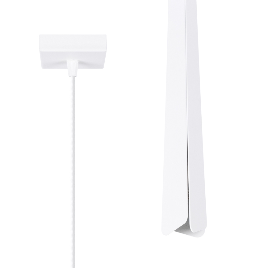 Lustr na lanku PRYSM 1xG9/8W/230V bílá