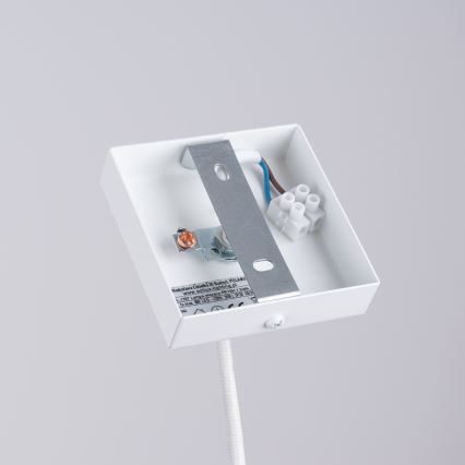 Lustr na lanku PRYSM 1xG9/8W/230V bílá