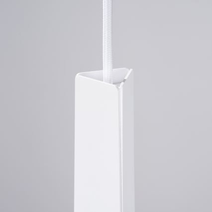 Lustr na lanku PRYSM 3xG9/8W/230V bílá