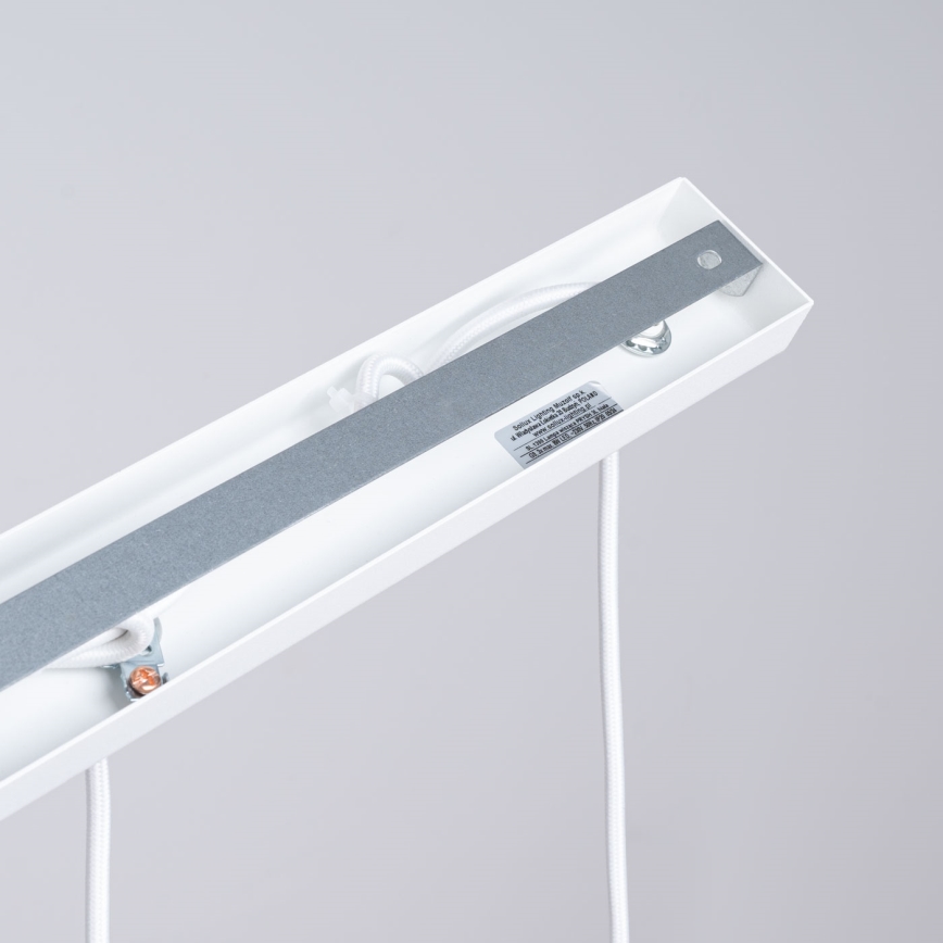 Lustr na lanku PRYSM 3xG9/8W/230V bílá