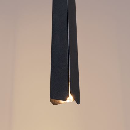 Lustr na lanku PRYSM 1xG9/8W/230V černá