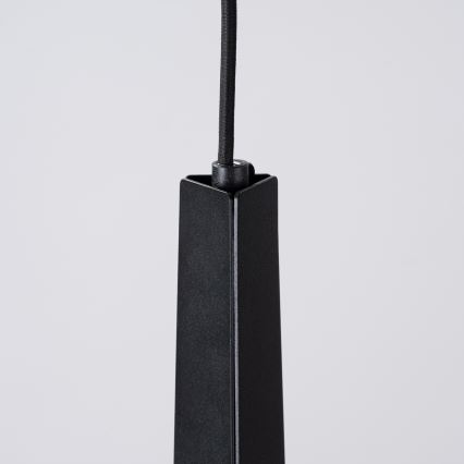 Lustr na lanku PRYSM 1xG9/8W/230V černá