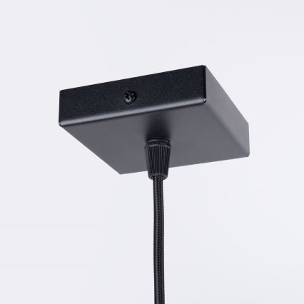 Lustr na lanku PRYSM 1xG9/8W/230V černá