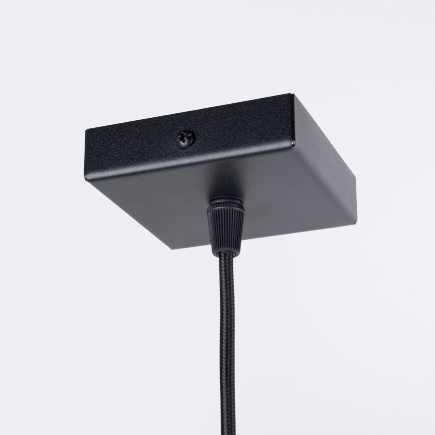 Lustr na lanku PRYSM 1xG9/8W/230V černá