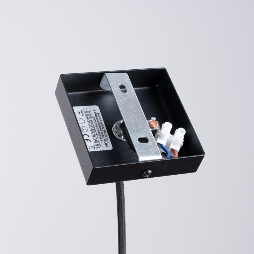 Lustr na lanku PRYSM 1xG9/8W/230V černá