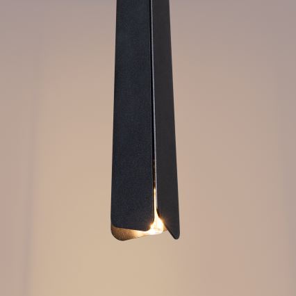 Lustr na lanku PRYSM 3xG9/8W/230V černá