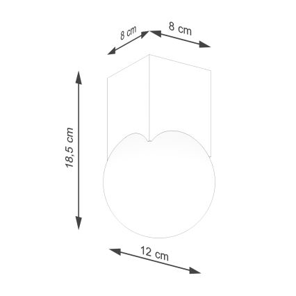 Bodové svítidlo SOLIS 1xG9/8W/230V buk