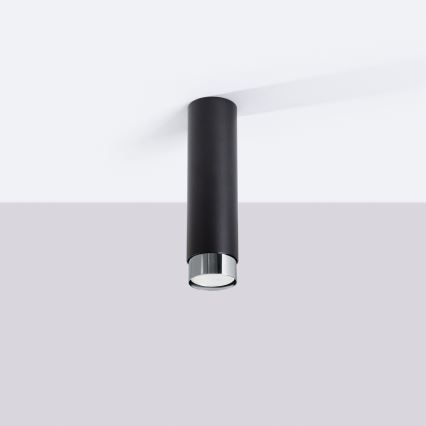 Bodové svítidlo NERO 1xGU10/10W/230V 22,5 cm černá/lesklý chrom
