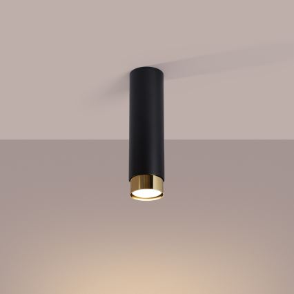 Bodové svítidlo NERO 1xGU10/10W/230V 22,5 cm černá/zlatá