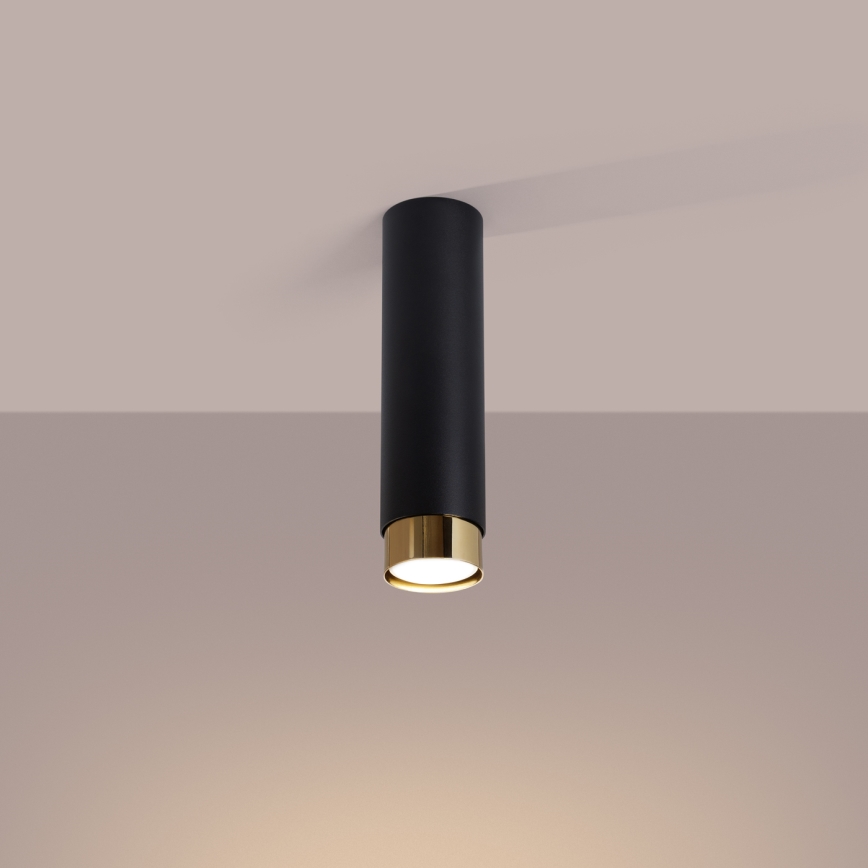 Bodové svítidlo NERO 1xGU10/10W/230V 22,5 cm černá/zlatá