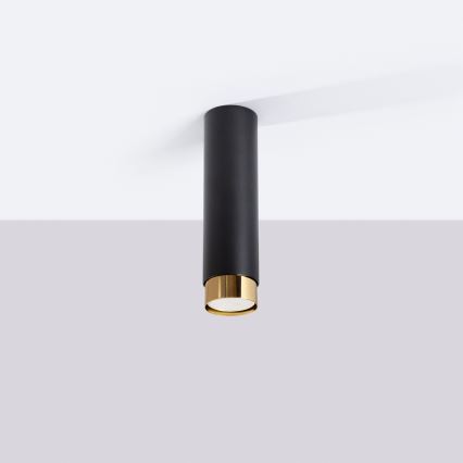 Bodové svítidlo NERO 1xGU10/10W/230V 22,5 cm černá/zlatá