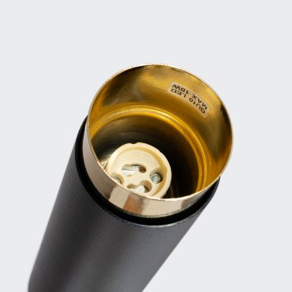 Bodové svítidlo NERO 1xGU10/10W/230V 22,5 cm černá/zlatá