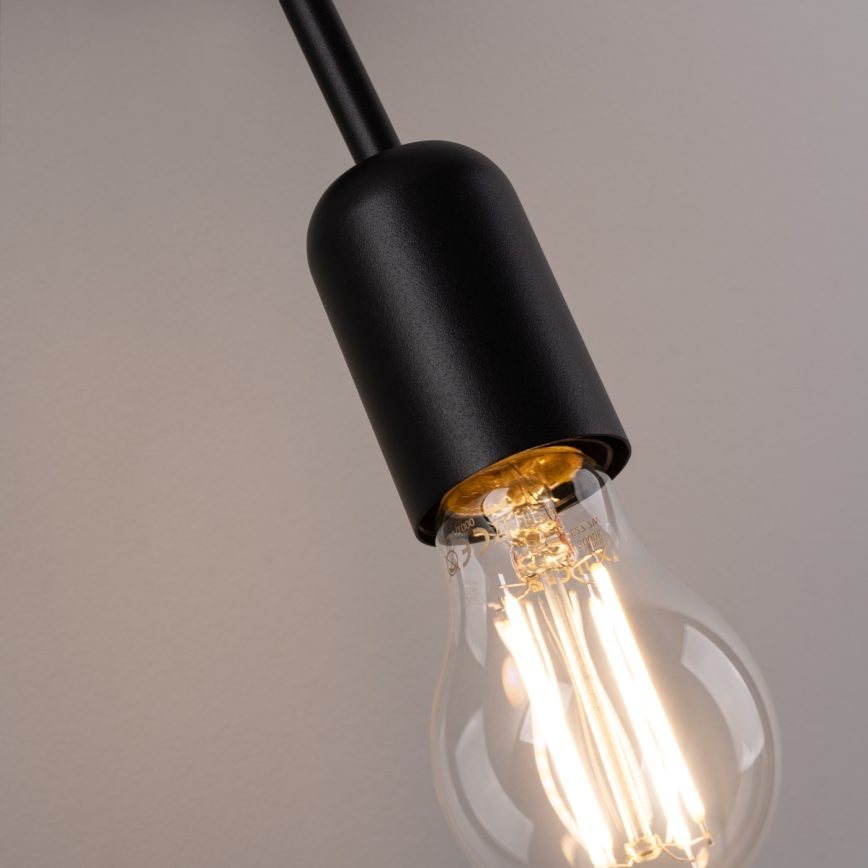 Nástěnná lampa LOOP 1xE27/15W/230V černá