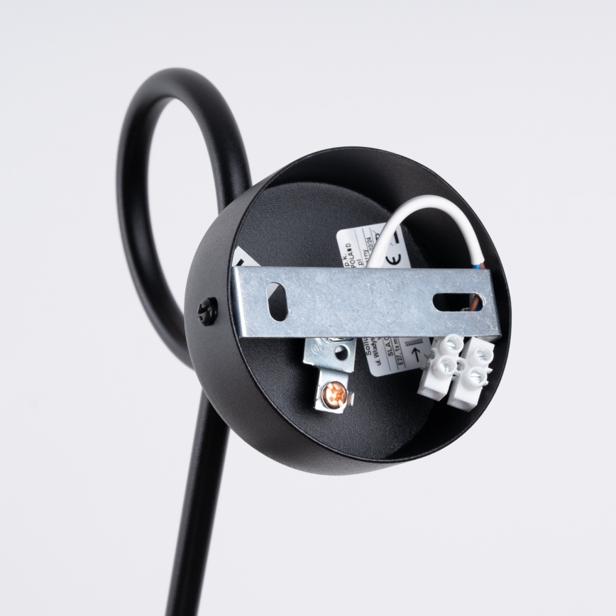 Nástěnná lampa LOOP 1xE27/15W/230V černá