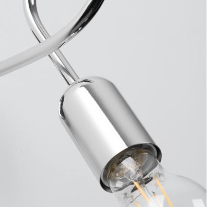 Nástěnná lampa LOOP 1xE27/15W/230V lesklý chrom