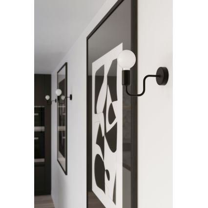 Nástěnná lampa VECTOR 1xE27/15W/230V černá