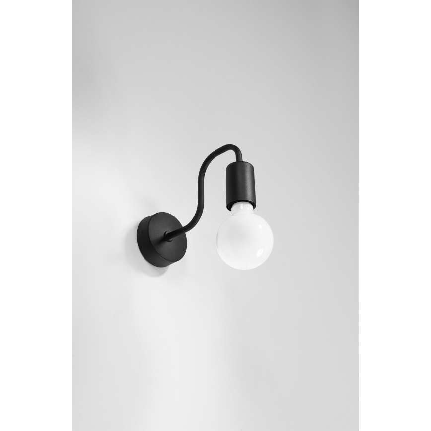 Nástěnná lampa VECTOR 1xE27/15W/230V černá
