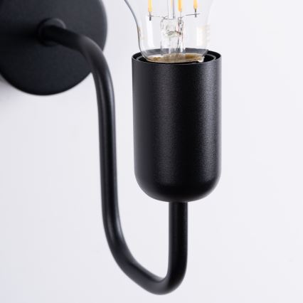 Nástěnná lampa VECTOR 1xE27/15W/230V černá