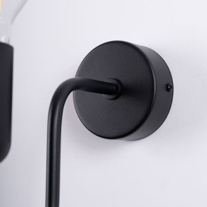 Nástěnná lampa VECTOR 1xE27/15W/230V černá