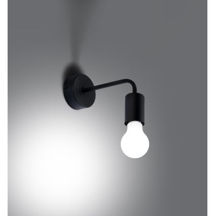 Nástěnná lampa NORAH 1xE27/15W/230V černá