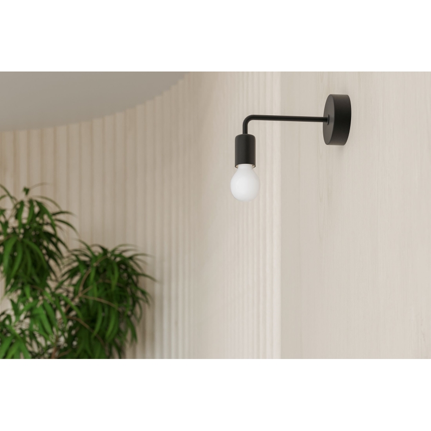 Nástěnná lampa NORAH 1xE27/15W/230V černá