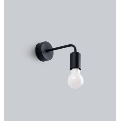 Nástěnná lampa NORAH 1xE27/15W/230V černá