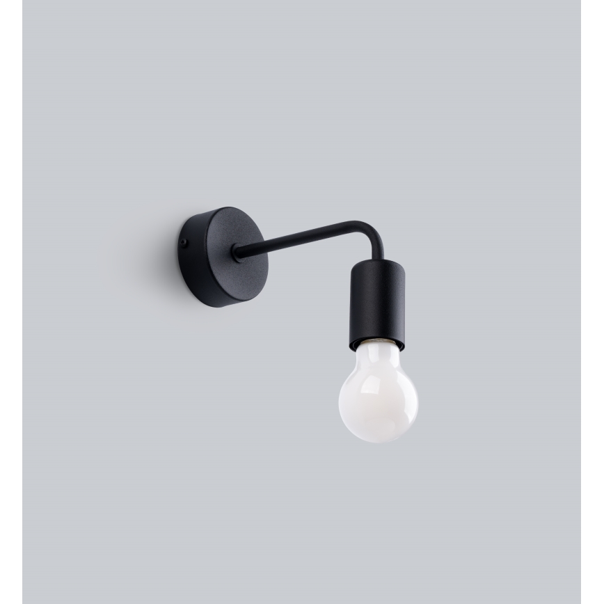 Nástěnná lampa NORAH 1xE27/15W/230V černá