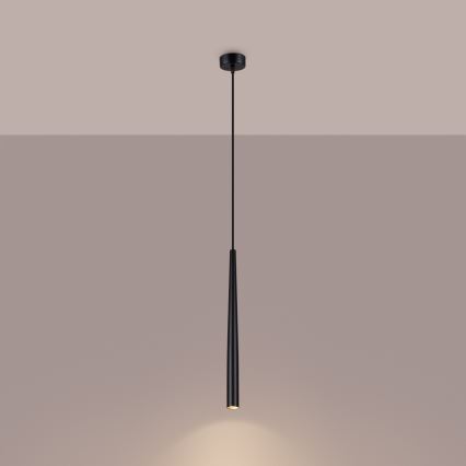 Lustr na lanku BLISS 1xG9/8W/230V černá