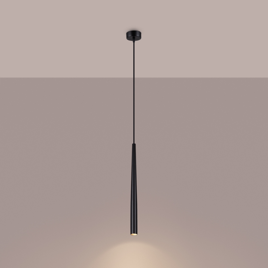 Lustr na lanku BLISS 1xG9/8W/230V černá