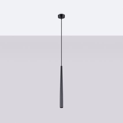 Lustr na lanku BLISS 1xG9/8W/230V černá