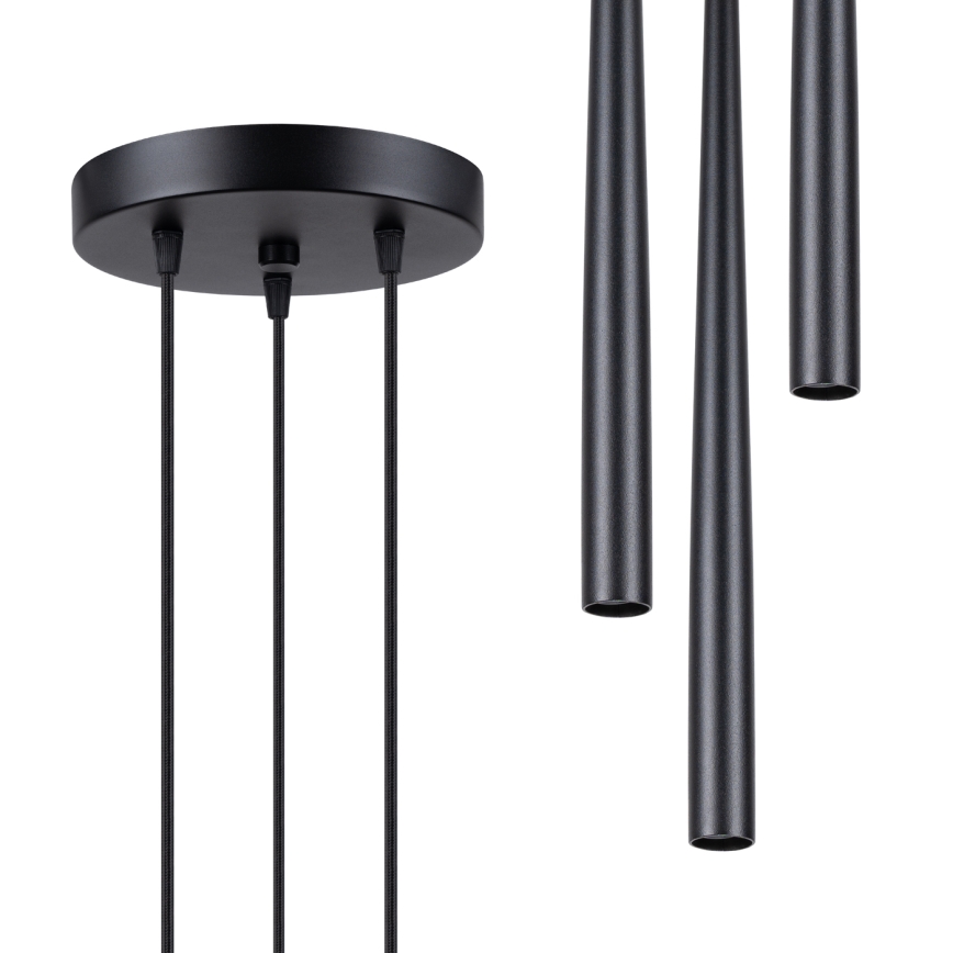 Lustr na lanku BLISS 3xG9/8W/230V černá