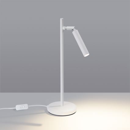 Stolní lampa PASTELO 1xG9/8W/230V bílá